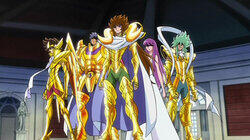 The Approaching Shadow! The Gold Saints Protecting Athena! The Approaching Shadow! The Gold Saints Protecting Athena!