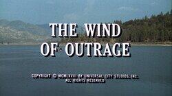 The Wind of Outrage The Wind of Outrage