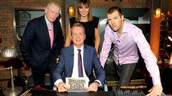 Nick Hewer, Carol Vorderman, Rhod Gilbert Nick Hewer, Carol Vorderman, Rhod Gilbert