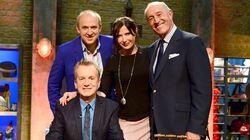 Tim Vine, Len Goodman, Ronni Ancona Tim Vine, Len Goodman, Ronni Ancona