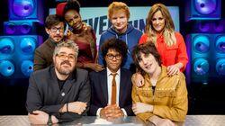 Richard Ayoade, Ed Sheeran, Caroline Flack, Matthew Crosby, Shingai Shoniwa Richard Ayoade, Ed Sheeran, Caroline Flack, Matthew Crosby, Shingai Shoniwa