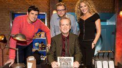 Miles Jupp, Vernon Kay, Kelly Hoppen Miles Jupp, Vernon Kay, Kelly Hoppen