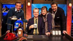 Henning Wehn, Michael Ball, Caroline Quentin Henning Wehn, Michael Ball, Caroline Quentin