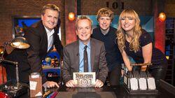 Josh Widdicombe, Sara Cox, Aled Jones Josh Widdicombe, Sara Cox, Aled Jones