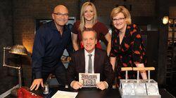 Gregg Wallace, Sarah Millican, Gabby Logan Gregg Wallace, Sarah Millican, Gabby Logan