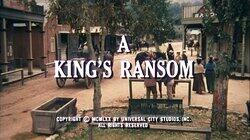 A King's Ransom