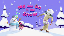 Mo and Bo in the Snow Mo and Bo in the Snow